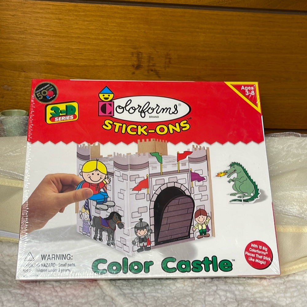 New In Package- Colorforms- Think Easter- Color Castle 3D Series Ages 3+ 1999